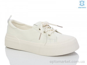 Купить Кеди жіночі Y018-2 Renzana бежевий