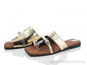 Купить Шльопанці жіночі Y030-2 Loretta золотий