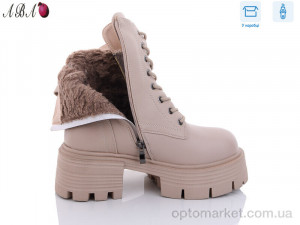Черевики жіночі Y18-3 Girnaive бежевий  оптом от Optomarket