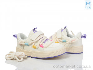 Купить Кросівки дитячі Y2315 beige-violet Babaya kids бежевий