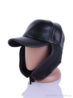 Кепка чоловічі Y613-2 black Red Hat чорний  оптом от Optomarket