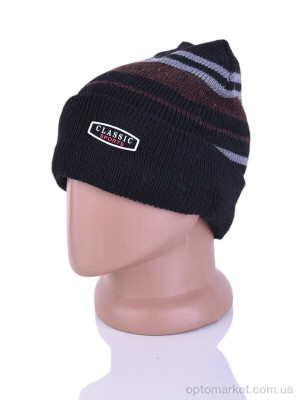 Купить Шапка чоловічі Y616-1 brown Red Hat чорний