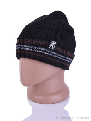 Купить Шапка чоловічі Y617-2 brown Red Hat чорний