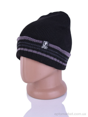 Купить Шапка чоловічі Y617-3 l.brown Red Hat чорний