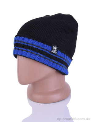 Купить Шапка чоловічі Y618-1 blue Red Hat чорний