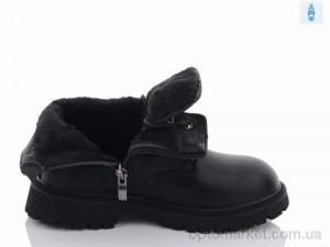 Черевики дитячі Y90-0279B black-green Angel чорний  оптом от Optomarket
