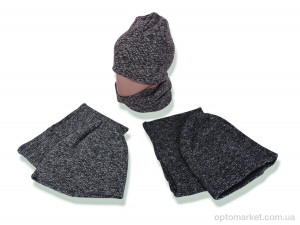 Купить Шапка жіночі Y930-1 (шапка+баф) mix Red Hat мікс