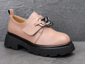 Туфлі жіночі Y96-2 Loretta коричневий  оптом от Optomarket