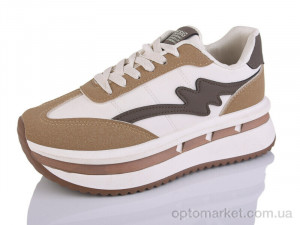 Купить Кросівки жіночі YB049-3 YiYi бежевий