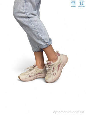 Купить Кросівки жіночі YH25002 purple Camille бежевий