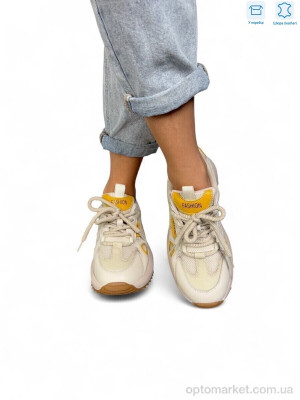 Купить Кросівки жіночі YH25002 yellow Camille бежевий