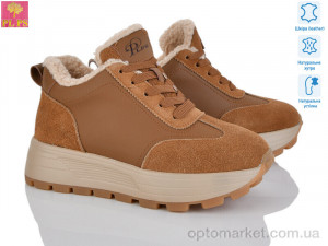 Купить Кросівки жіночі YJ682-2 PLPS коричневий