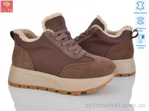 Купить Кросівки жіночі YJ682-3 PLPS коричневий