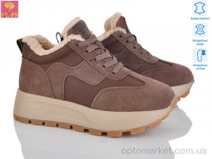 Купить Кросівки жіночі YJ686-3 PLPS коричневий