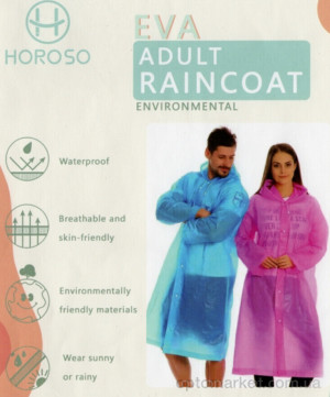 Дождевик жіночі YJ94 white Horoso білий  оптом от Optomarket