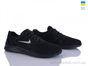 Кросівки чоловічі Yulius 83C Yulius чорний оптом от Optomarket