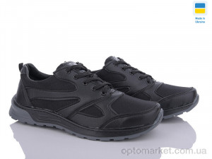 Купить Кросівки чоловічі Yulius 99 чорний к-з Yulius чорний