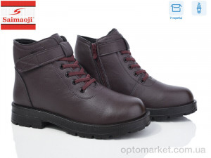 Купить Черевики жіночі Z05-10 Saimaoji бордовий