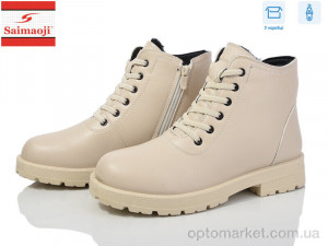 Купить Черевики жіночі Z06-5 Saimaoji бежевий