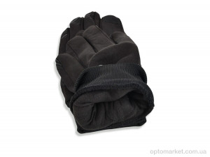 Рукавички чоловічі Z13-03 black A.di чорний  оптом от Optomarket