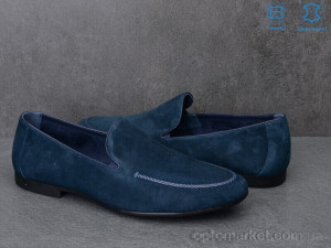 Туфлі чоловічі Z551 Boss Victor синій  оптом от Optomarket