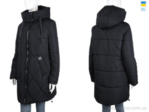 Куртка жіночі Zarina black Lemang чорний  оптом от Optomarket