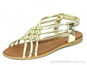 Купить Босоніжки жіночі Ж059Б золотой Waldem золотий