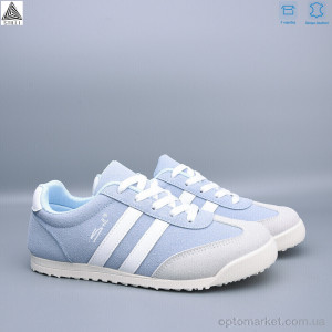 Кросівки жіночі ZH10-2 шкіра Stilli блакитний оптом от Optomarket