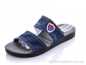 Купить Шльопанці чоловічі Ж102 джинс Oscar синій
