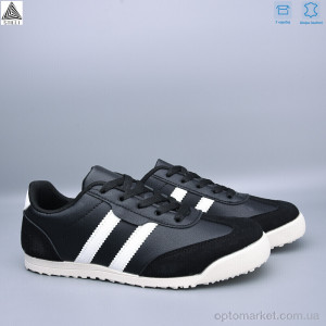 Кросівки жіночі ZH20-4 шкіра Stilli чорний оптом от Optomarket