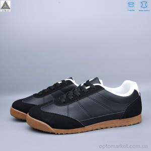 Кросівки жіночі ZH50-2 шкіра Stilli чорний оптом от Optomarket