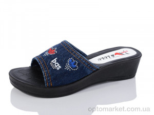 Купить Шльопанці жіночі Ж73 Sali&Lulu синій