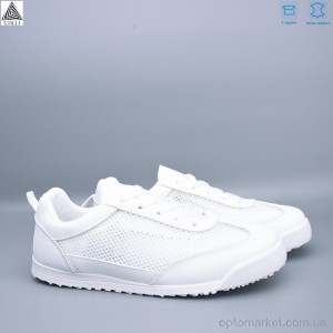 Кросівки жіночі ZH80-1 шкіра Stilli білий  оптом от Optomarket