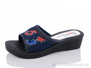 Купить Шльопанці жіночі ЖК011 Sali&Lulu синій
