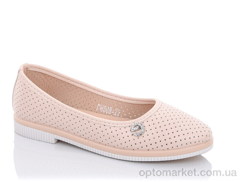 Купить Балетки дитячі 000-PB608-22 Horoso бежевий, фото 2