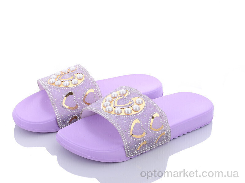 Купить Шльопанці жіночі 001X-7015-375 Luck Line фіолетовий, фото 2