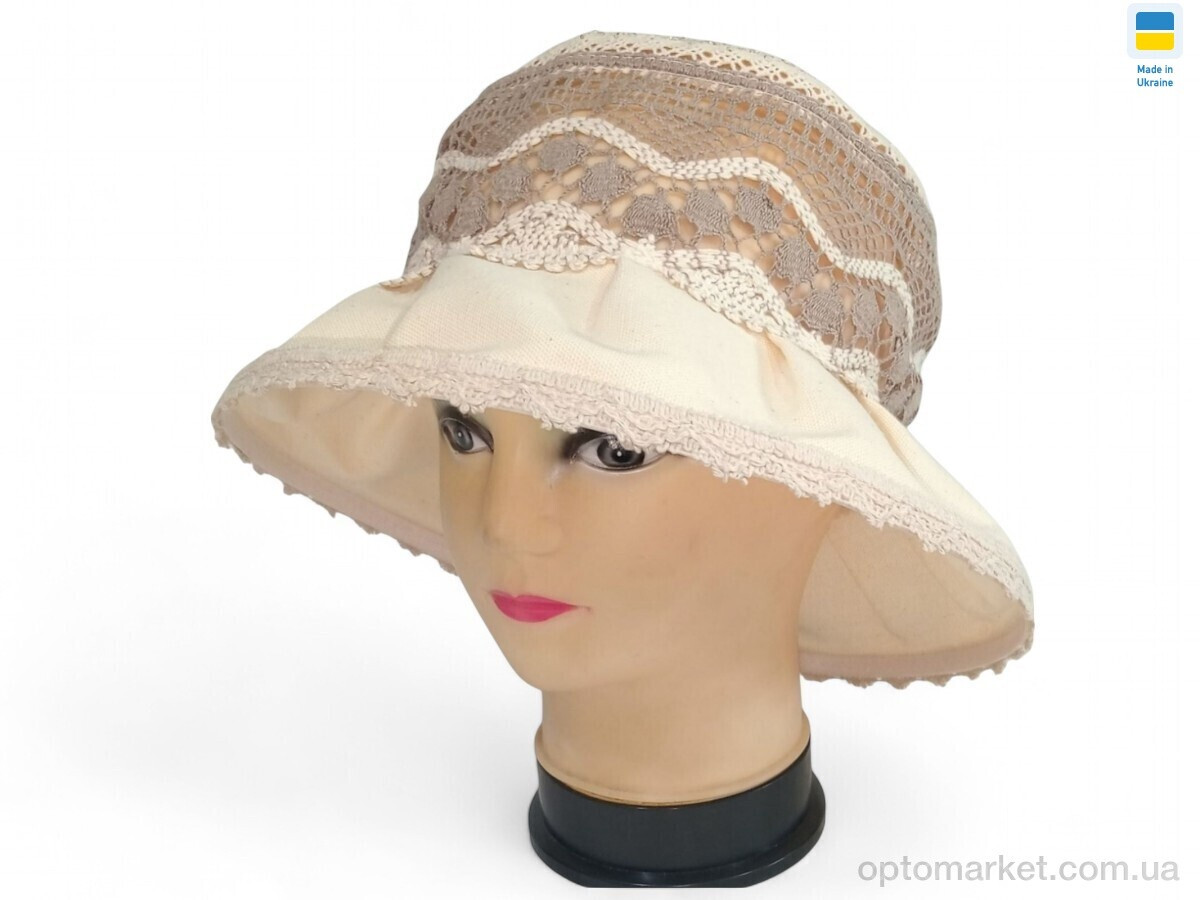 Купить Капелюх жіночі 0028 бежевий Mabi бежевий, фото 2