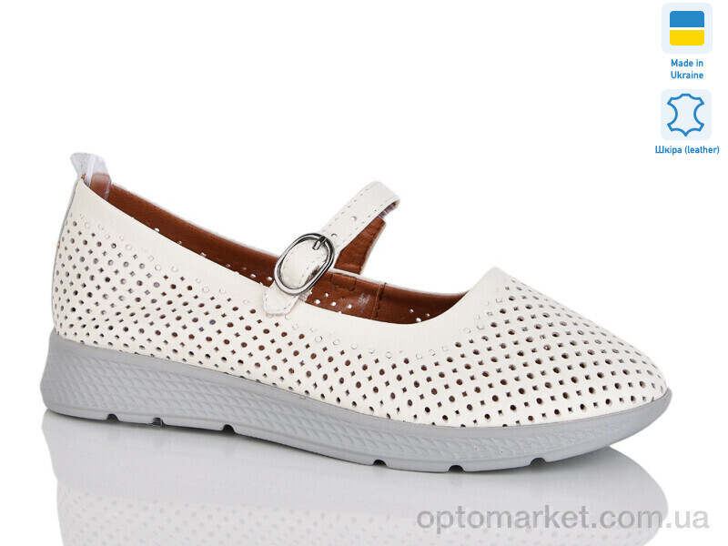 Купить Балетки жіночі 004-39 Amir бежевий, фото 2