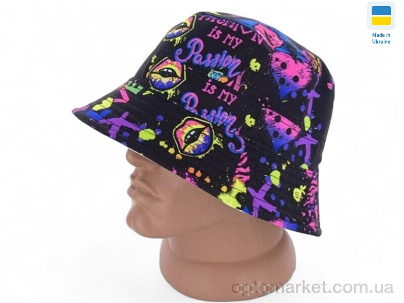 Купить Панама унісекс 0048 чорний Mabi чорний, фото 2