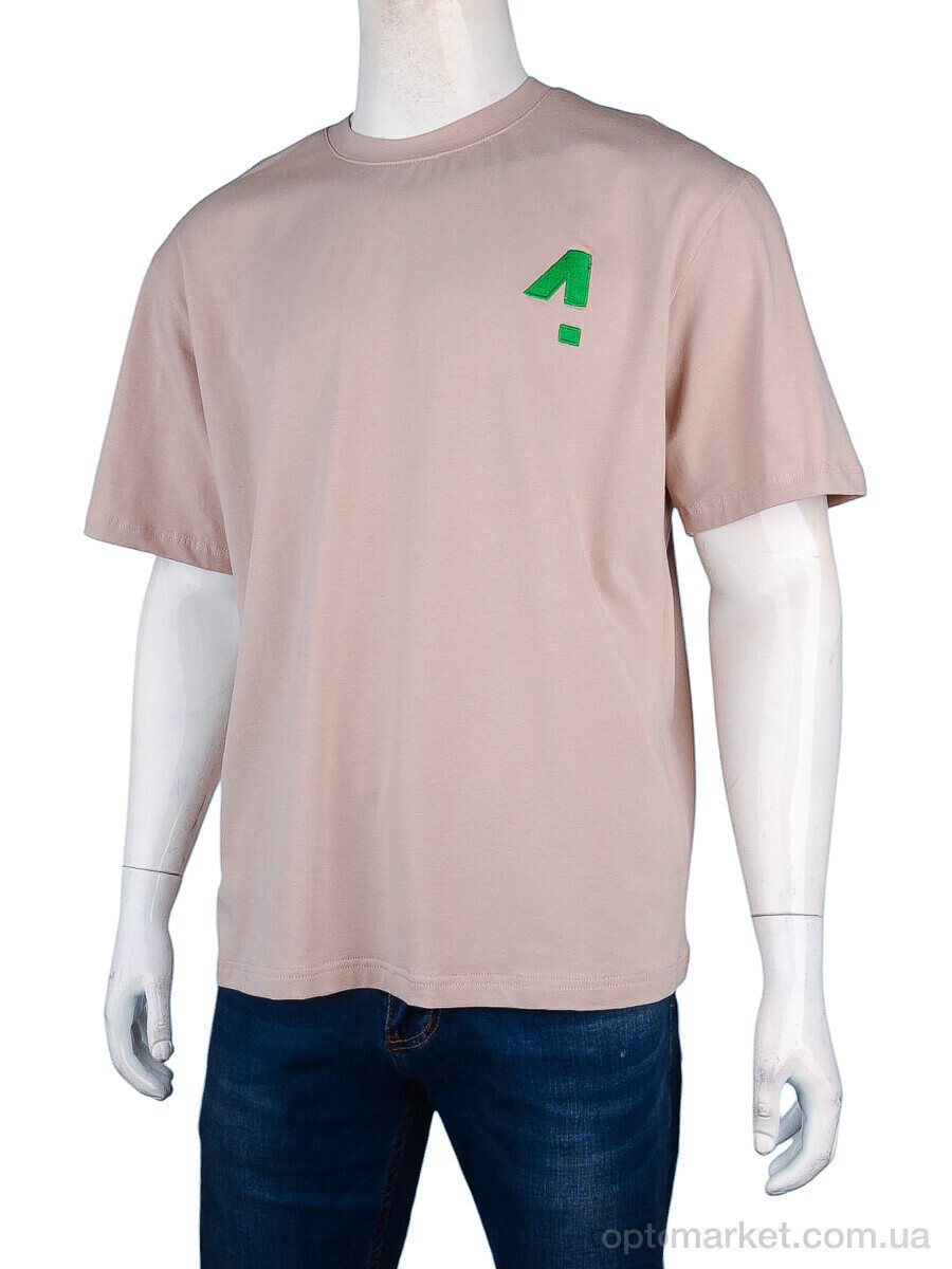 Купить Футболка чоловічі 006-1 beige 4 seasons бежевий, фото 4