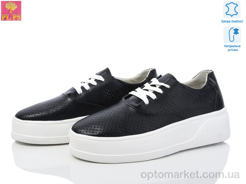 Купить Туфлі жіночі 0071-1 PLPS чорний, фото 2