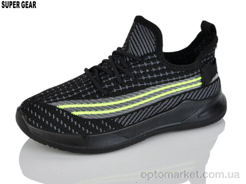 Купить Кросівки дитячі 01-1378 black Super Gear чорний, фото 2