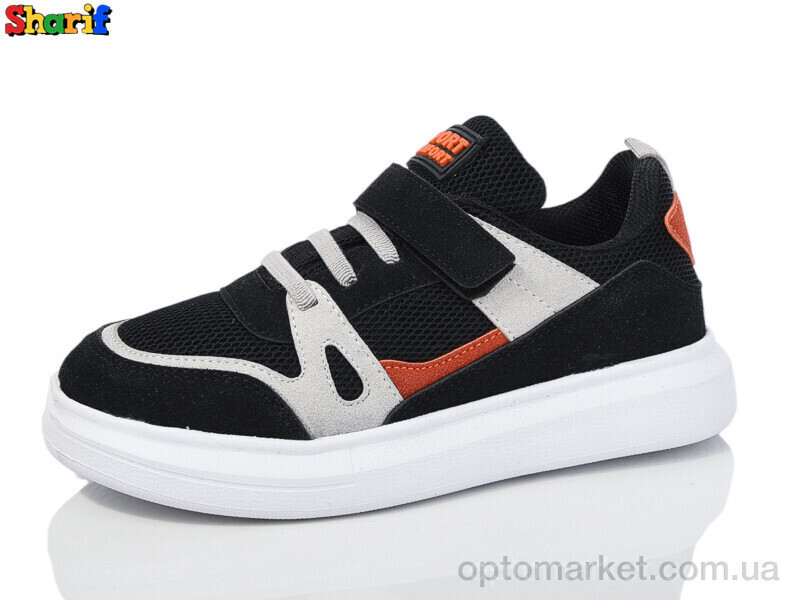Купить Кросівки дитячі 01-4 Sharif чорний, фото 2