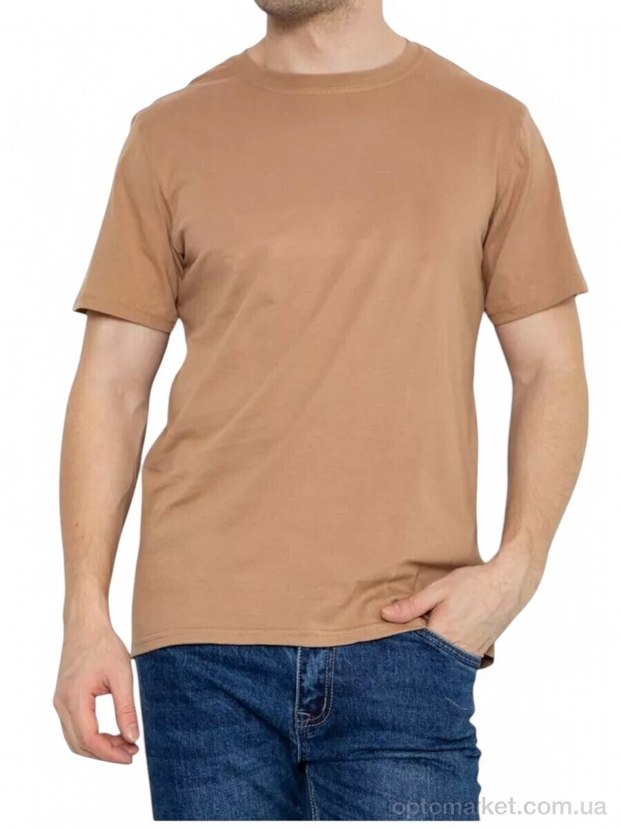 Купить Футболка чоловічі 01 бежевий Massmag бежевий, фото 4