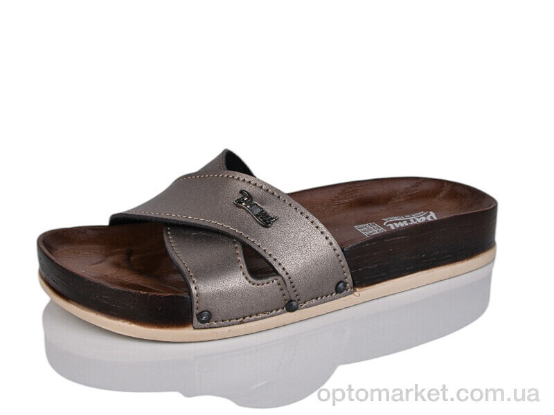 Купить Шльопанці жіночі 012-7 Parmi графіт, фото 2