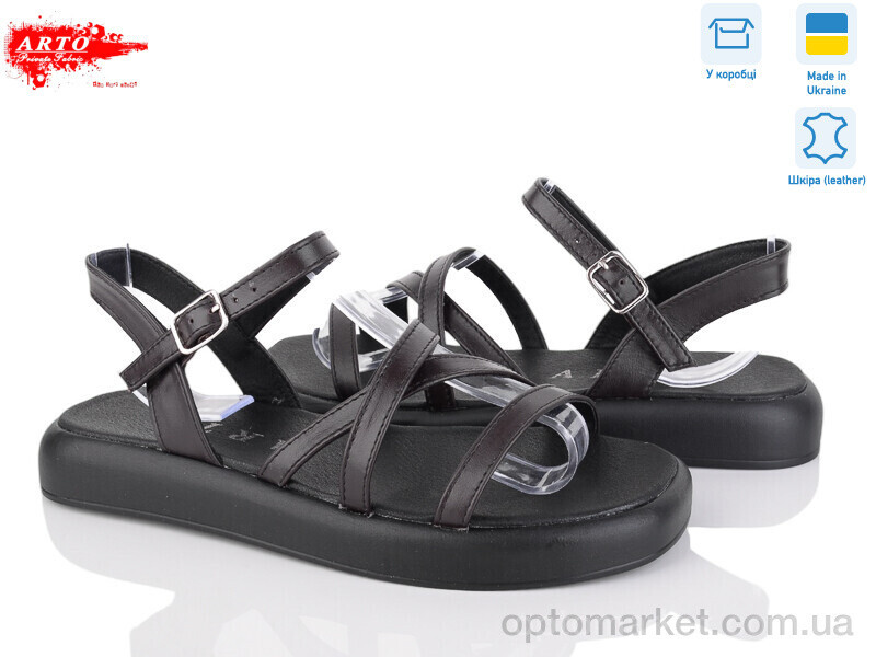 Купить Босоніжки жіночі 0138 кор.ш. ARTO коричневий, фото 2