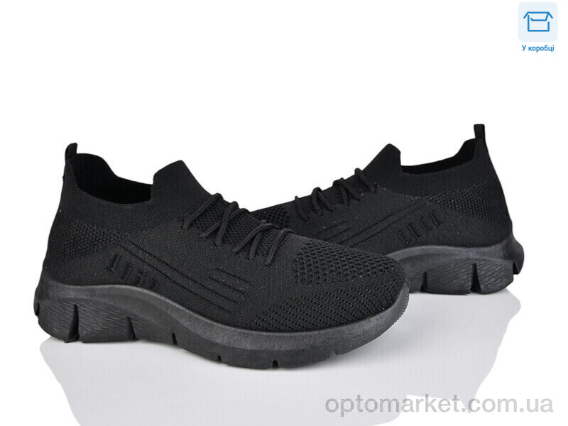 Купить Кросівки жіночі 016-1 піна Seven чорний, фото 3