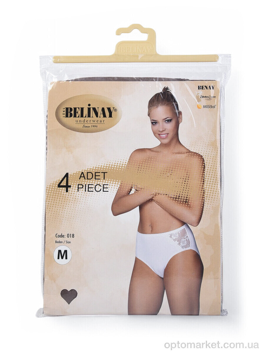 Купить Трусы жіночі 018 brown Belinay коричневий, фото 6
