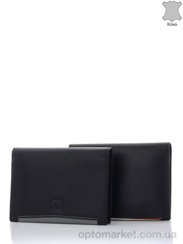 Купить Визитница мужская 02-4998 black-grey Buono черный, фото 2