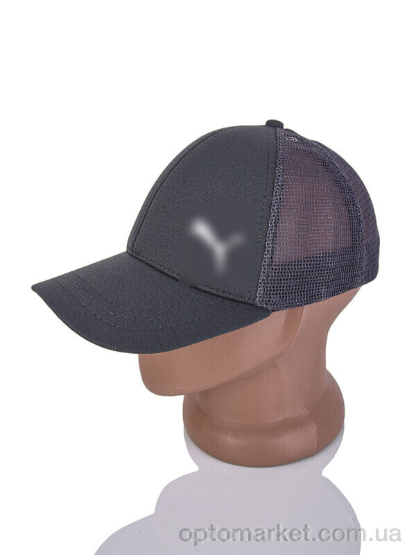 Купить Кепка унісекс 0205-3 grey RuBi сірий, фото 3